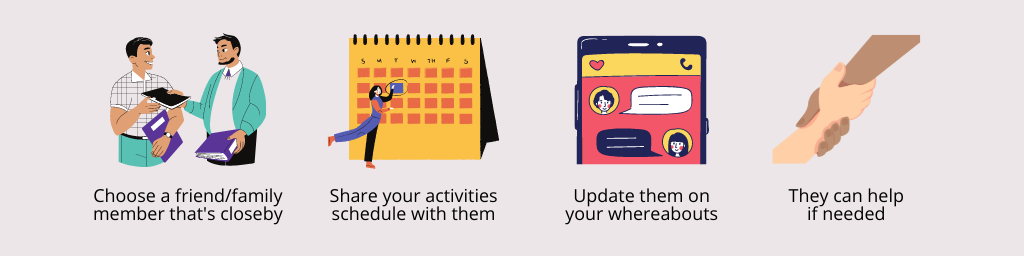 how to stay safe artwork 2