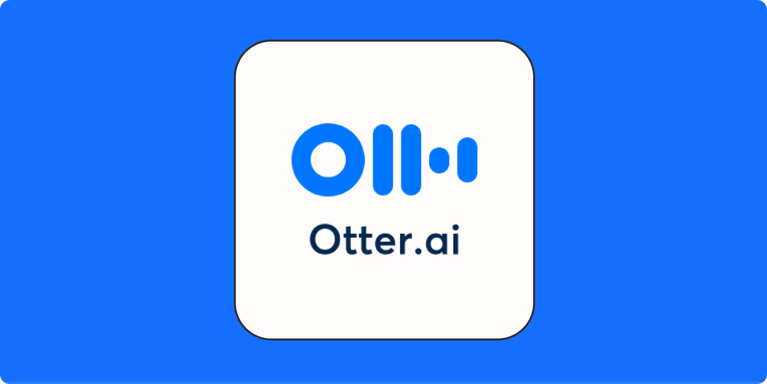 Meeting minutes software review Otter.ai
