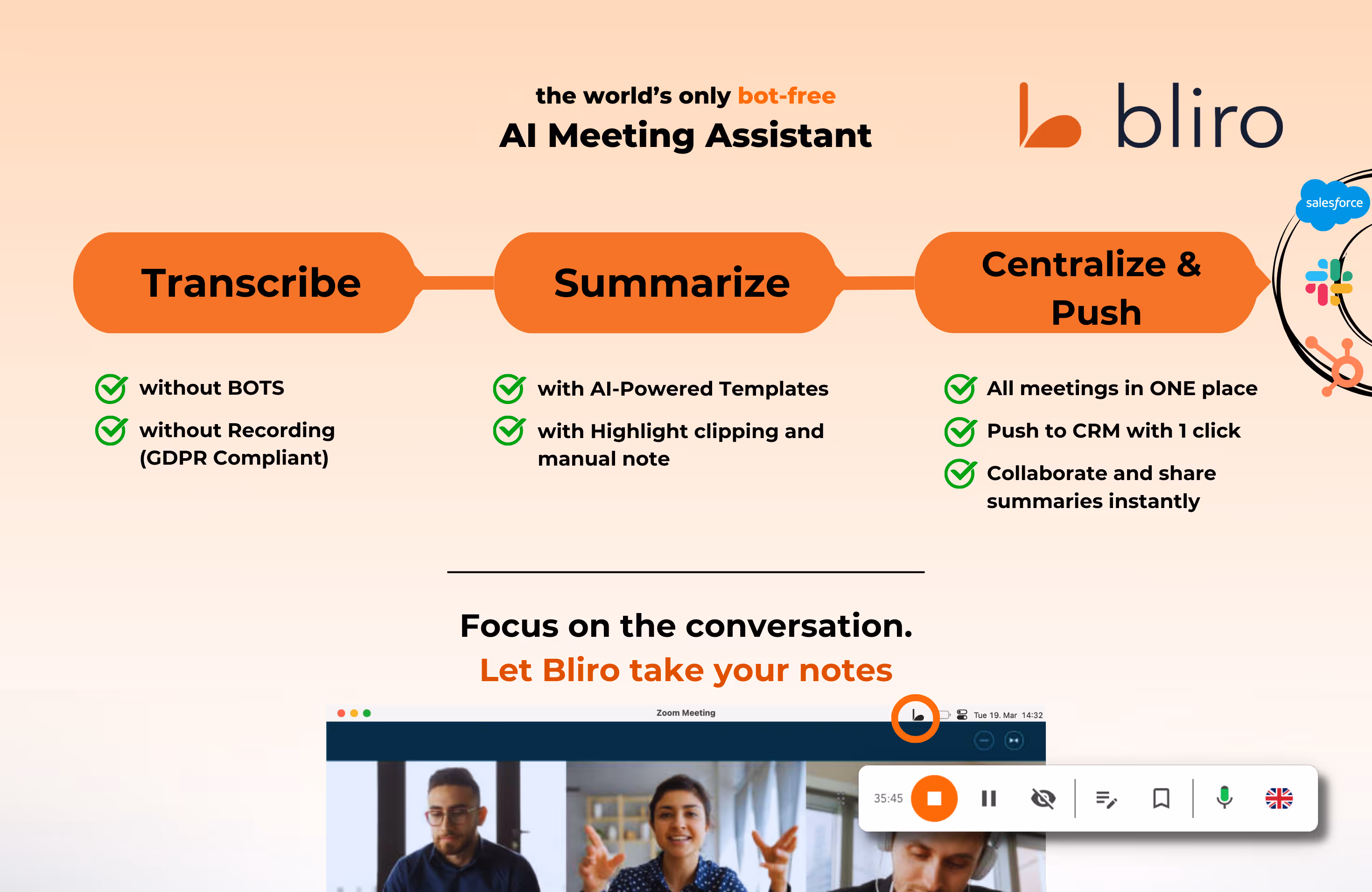 Capture your Google Meet insights with Bliro.io