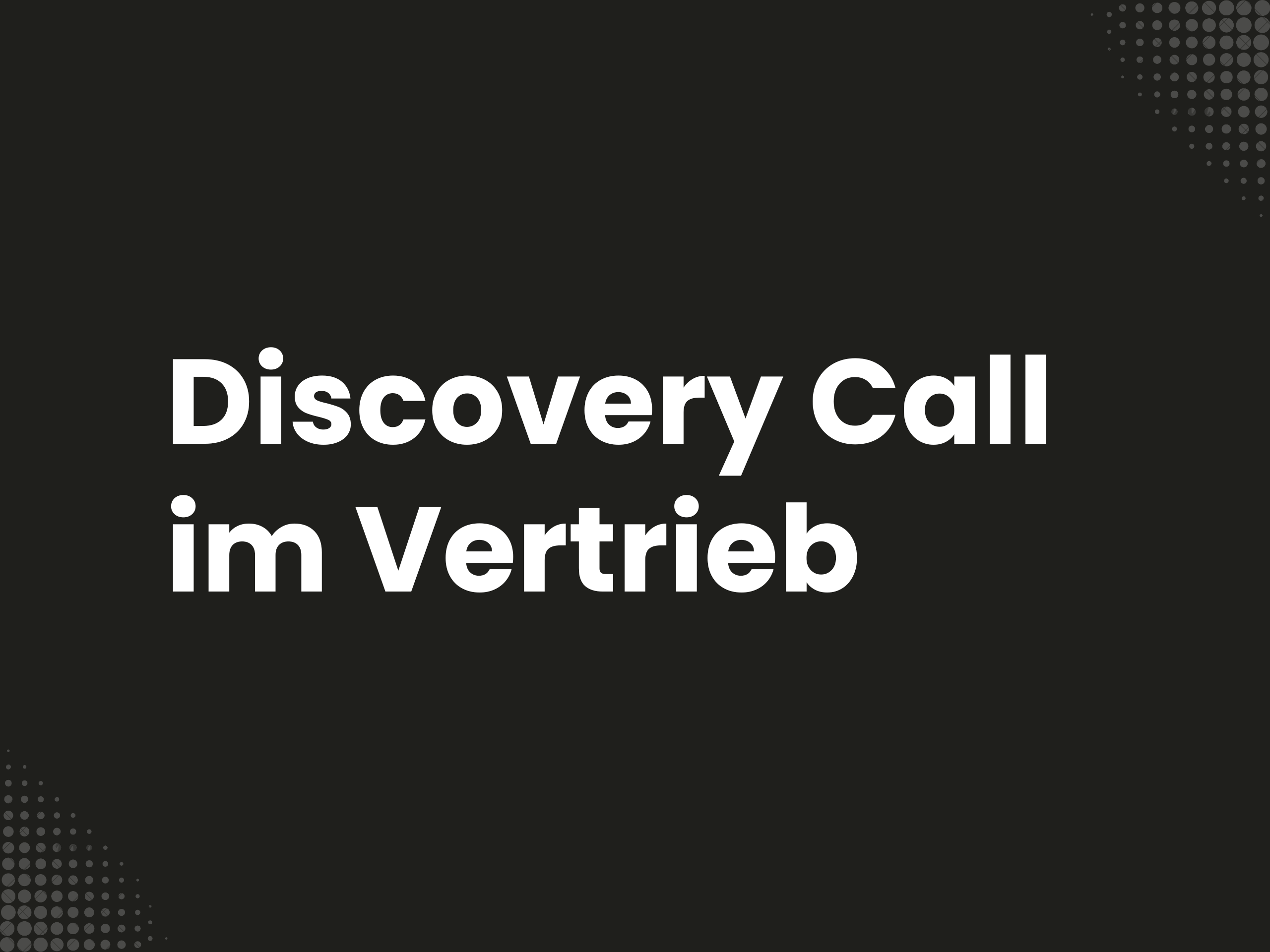 Titelbild zum Blogartikel: Discovery Call im Vertrieb: Ablauf, Fragen & Best Practices