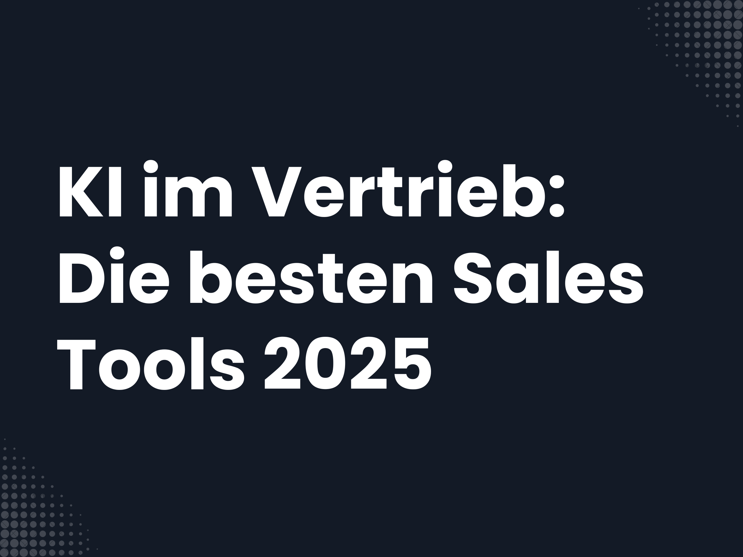 Titelbild zum Blogartikel: Die besten Sales Tools 2025 für mehr Umsatz & weniger Aufwand