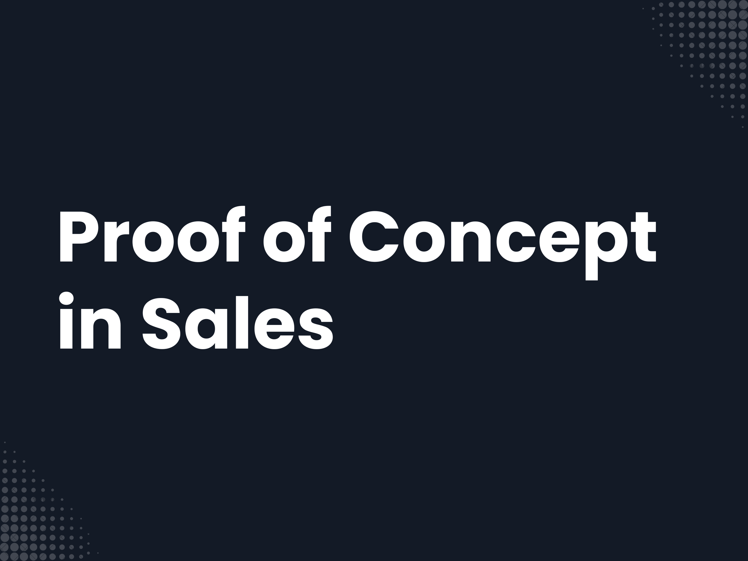 Cover image for the blog article: Proof of Concept in Sales: Definition, Real-World Examples & Best Practices