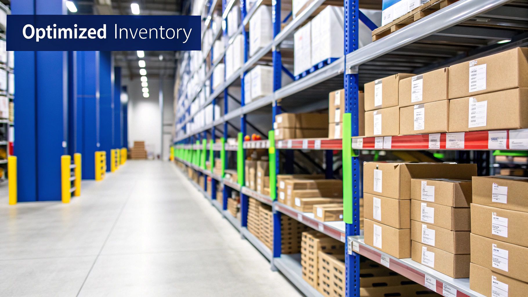 Infographic showing key data about Strategic Inventory Management Optimisation