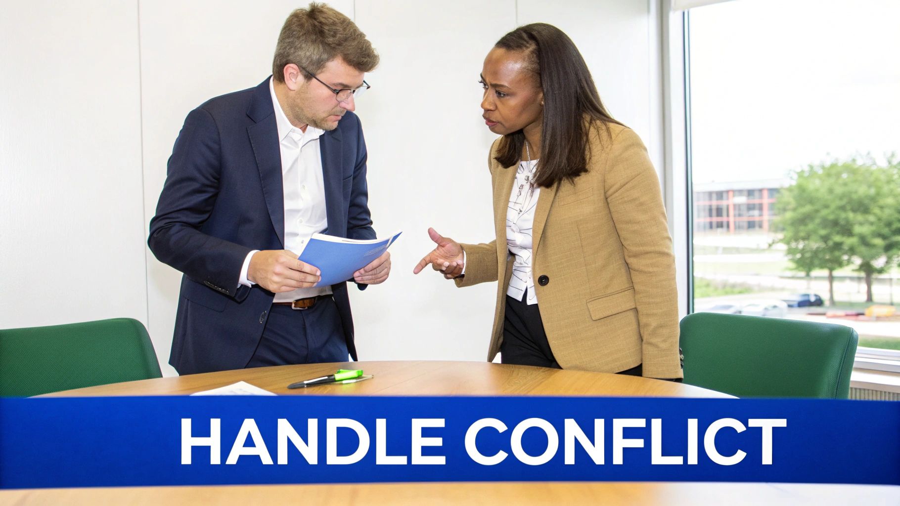 How do you handle conflict or disagreement with colleagues?