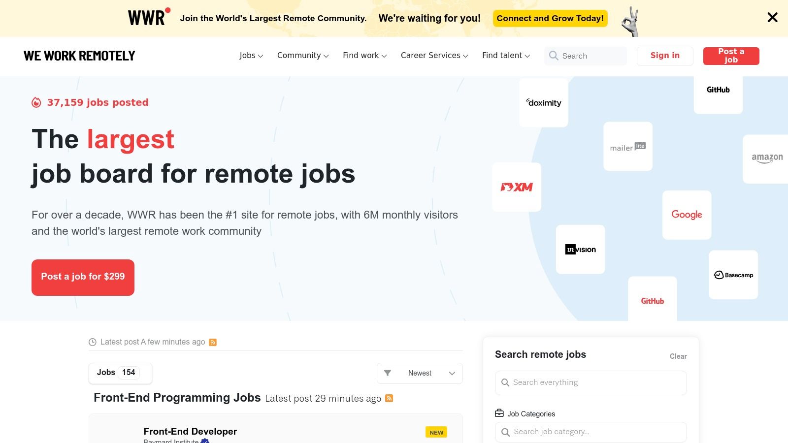 We Work Remotely (WWR)