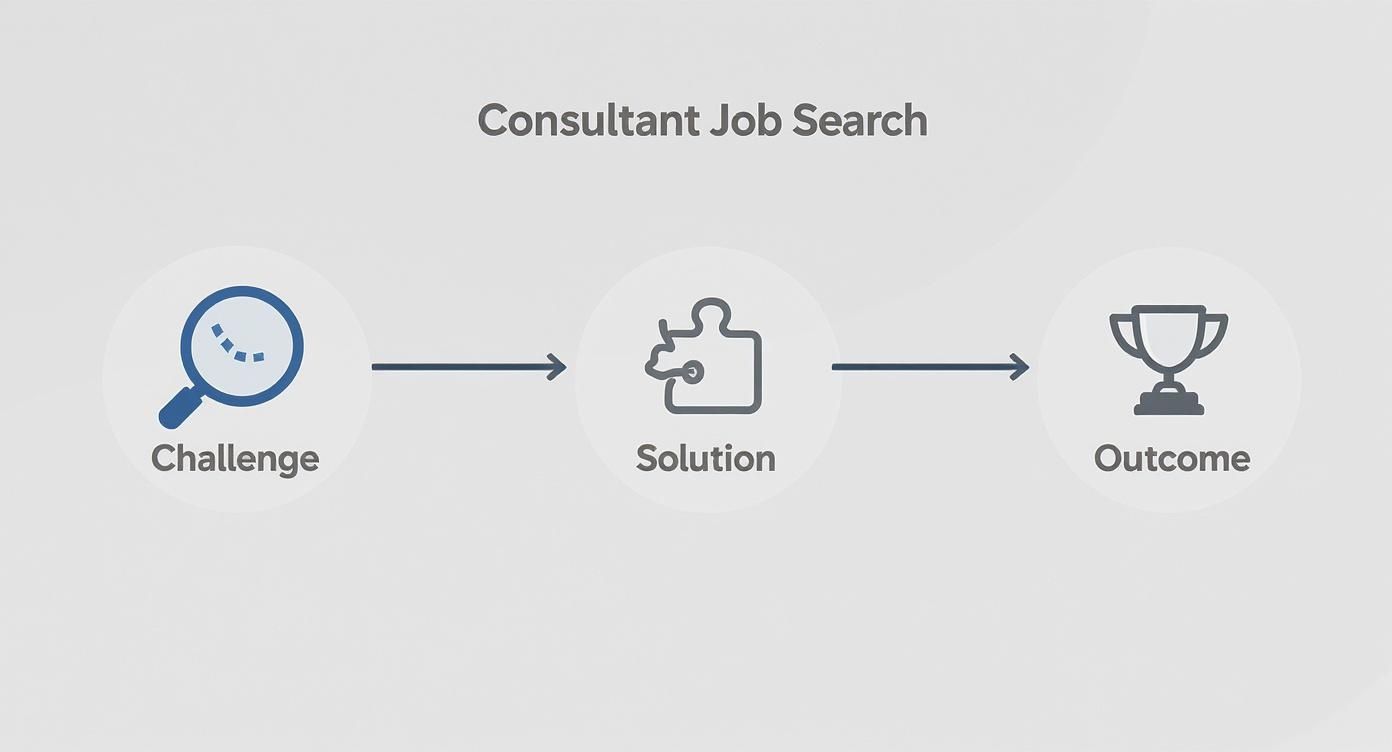 Infographic about recruitment agencies for consultants