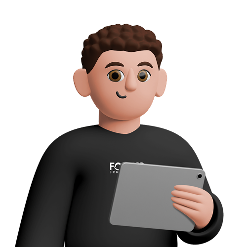 Emoji homme derrière un ordinateur