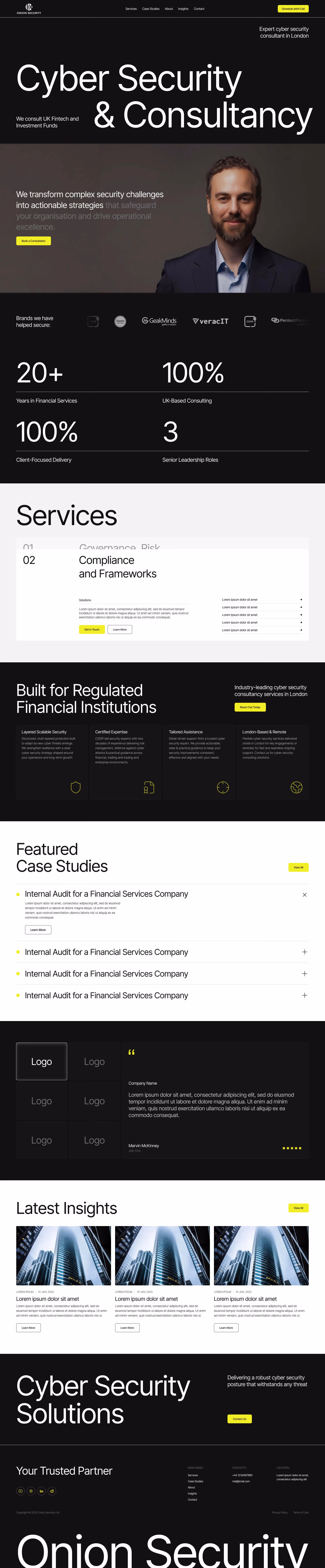 Cyber Security Web Design