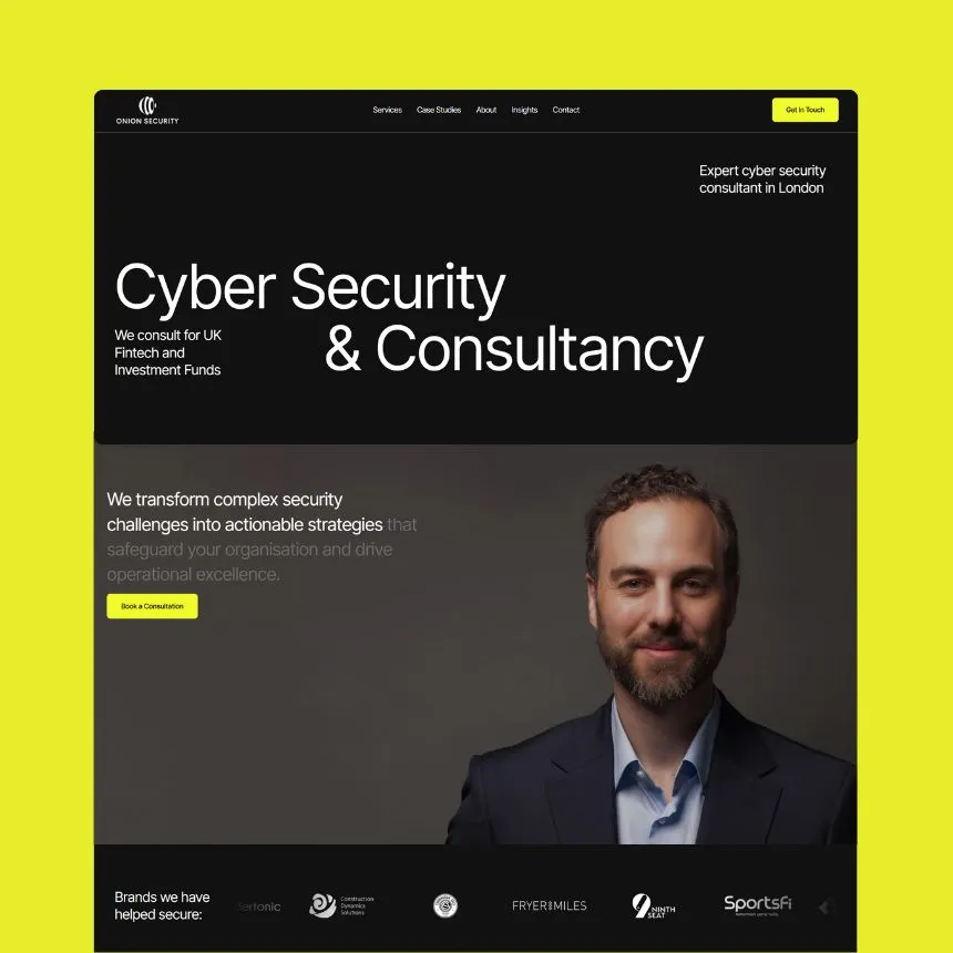 Cyber Security Web Design