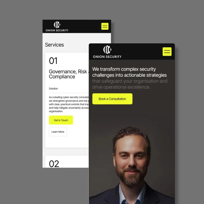 Cyber Security Web Design