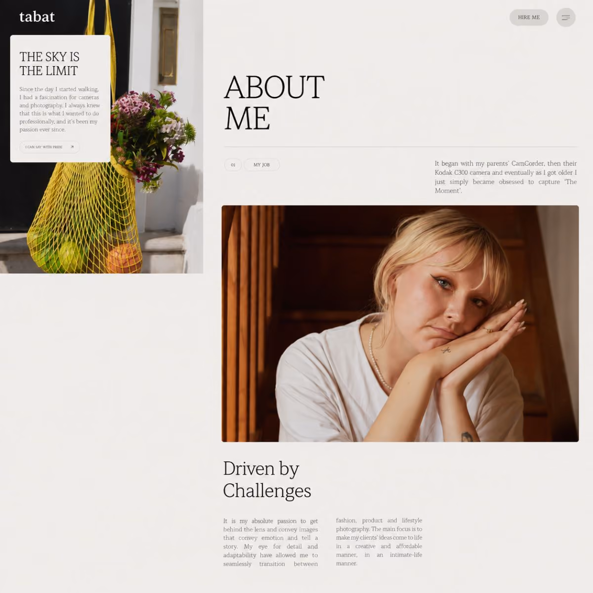 Tabat website shown on desktop and mobile devices.