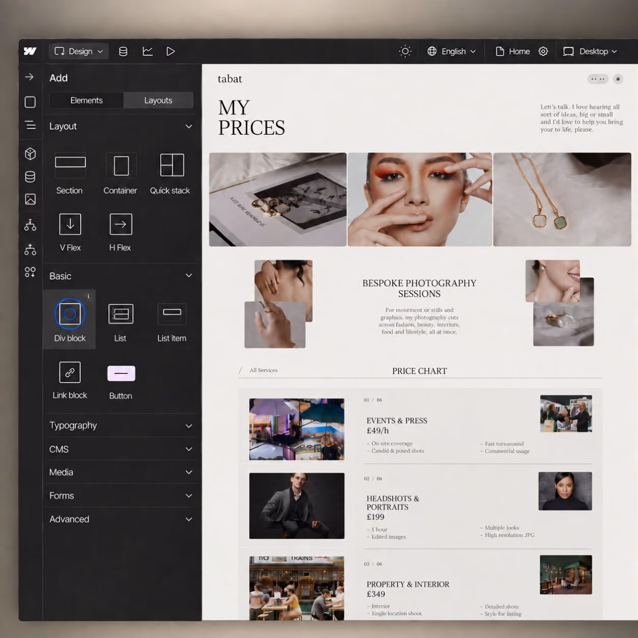 Tabat website shown on desktop and mobile devices.