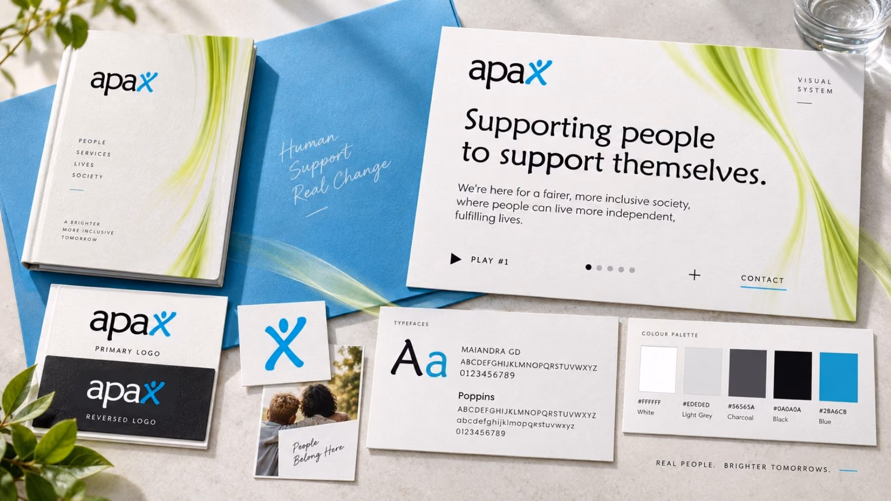 Apax website shown on desktop and mobile devices.
