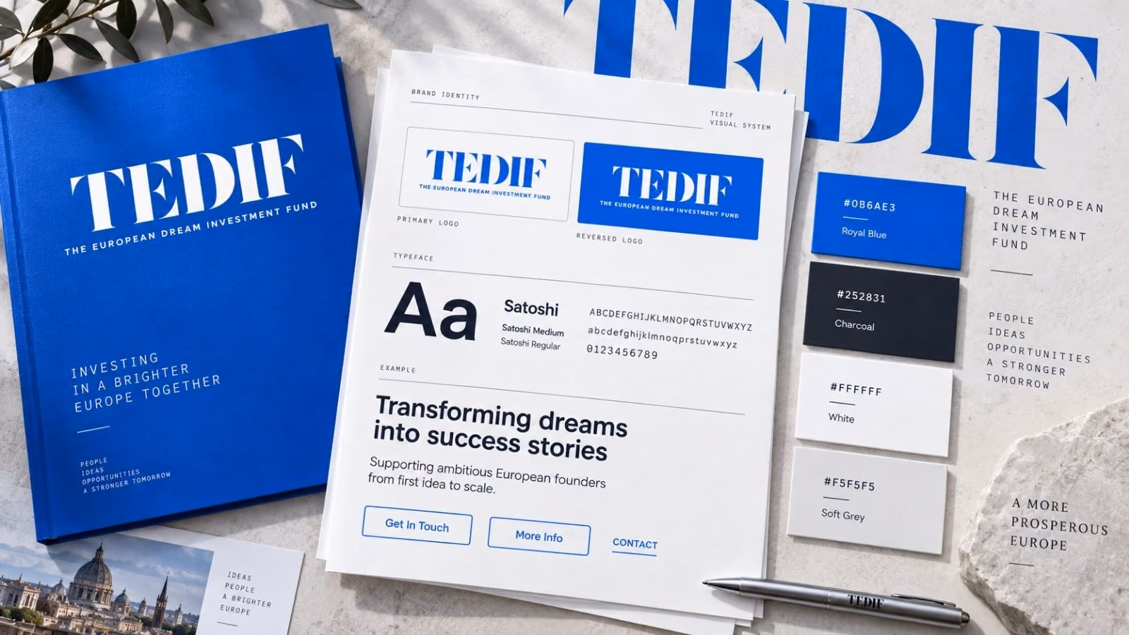 Tedif website shown on desktop and mobile devices.