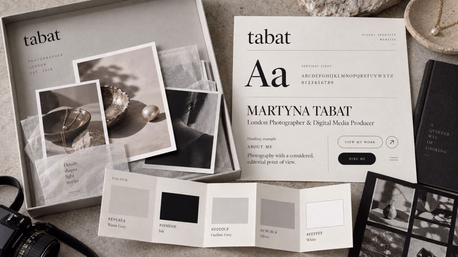 Tabat website shown on desktop and mobile devices.
