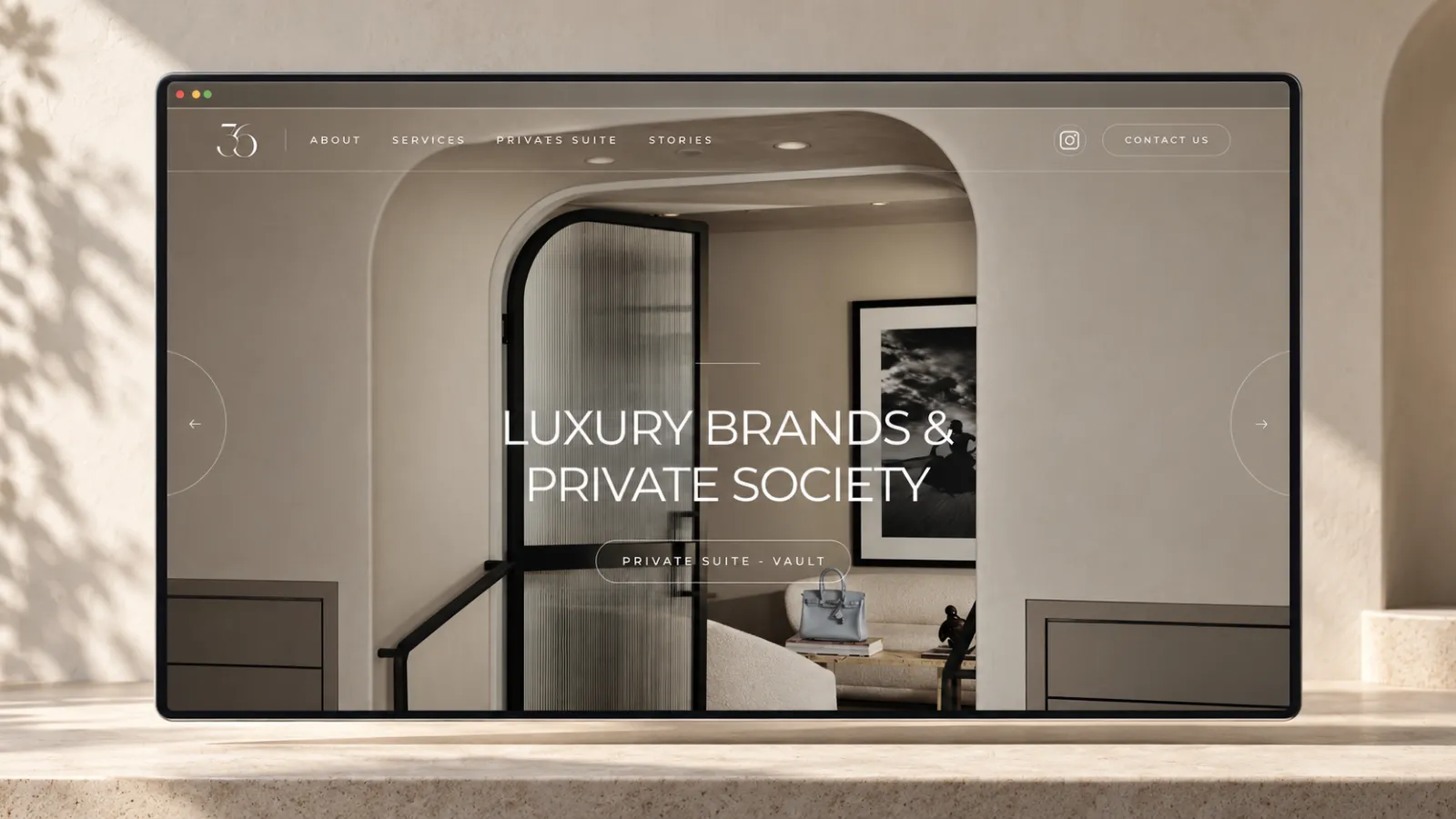 Three Over Six website shown on desktop and mobile devices.