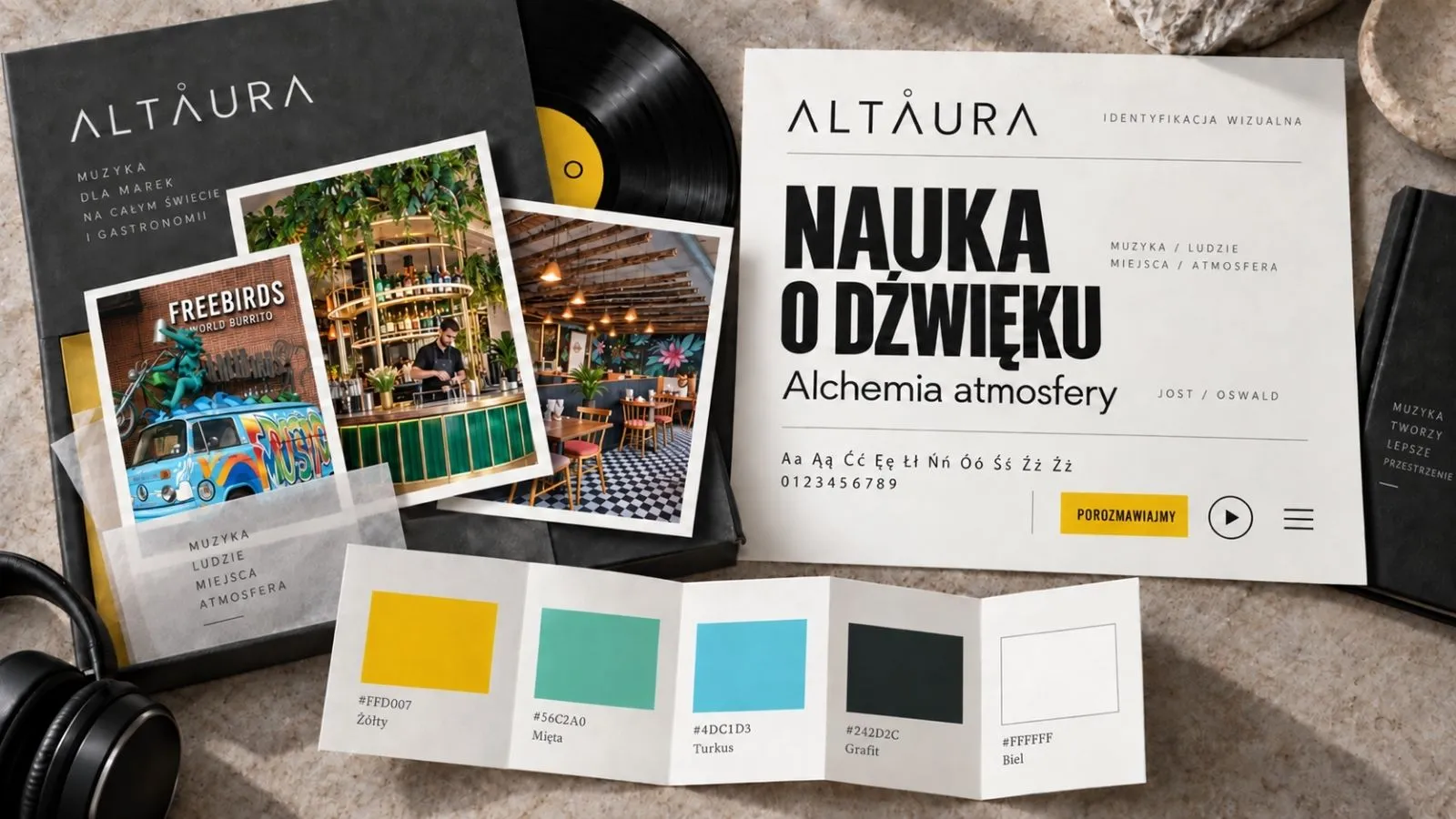 Strona Altaura — widok desktop i mobile.