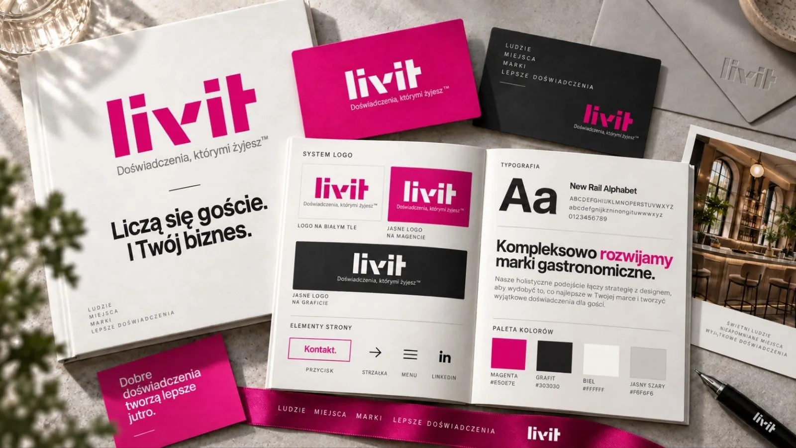 Strona Livit.Design — widok desktop i mobile.