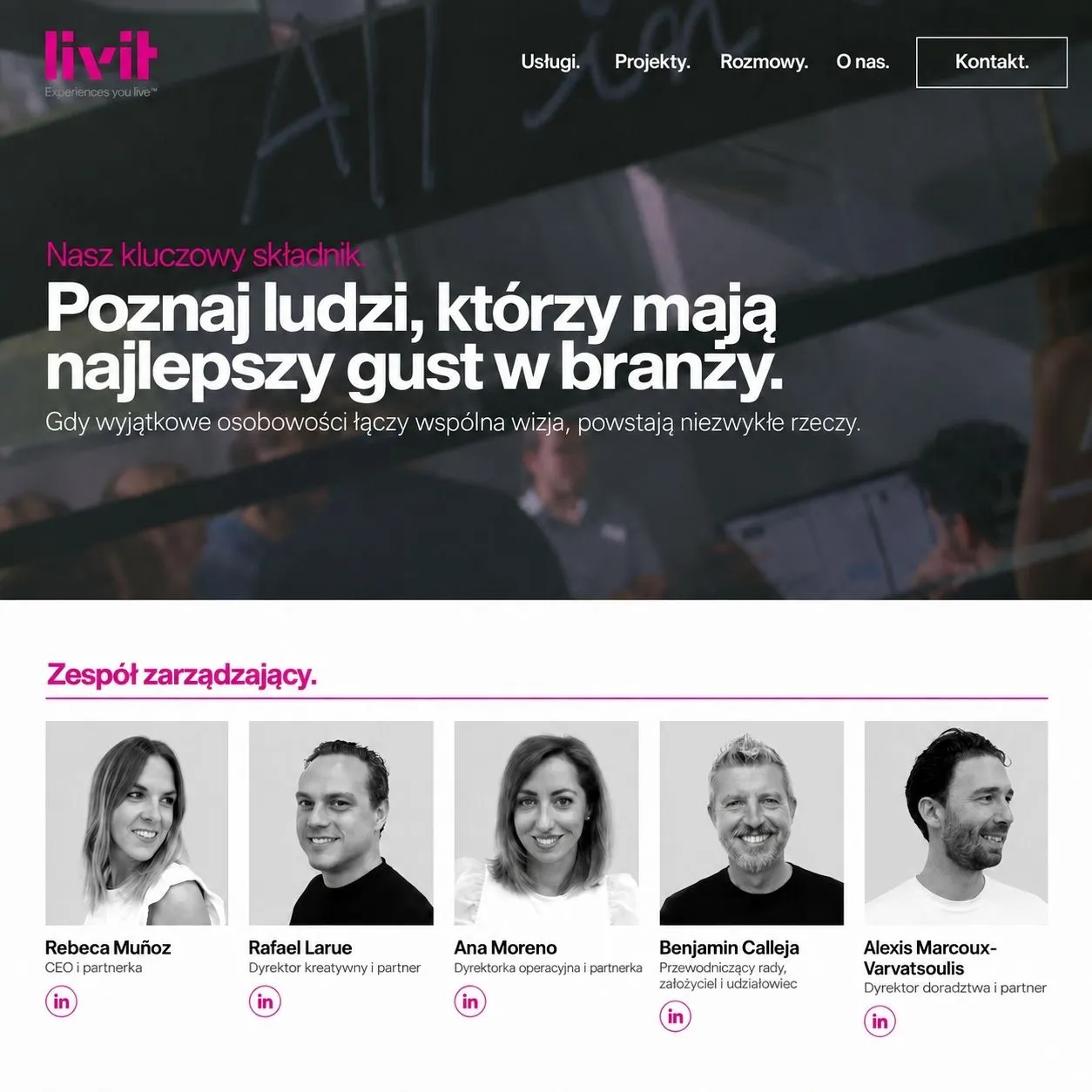 Strona Livit.Design — widok desktop i mobile.
