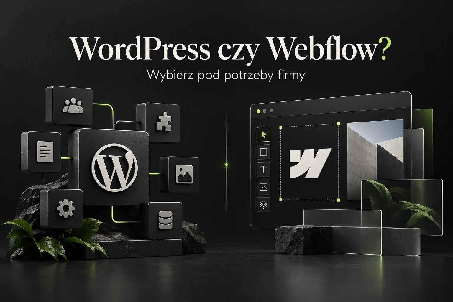 WordPress czy Webflow? Wybór platformy pod potrzeby firmy.