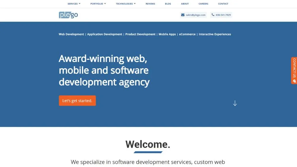 Archived Plego Technologies homepage