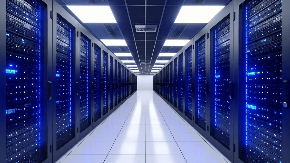Server equipment in a data centre