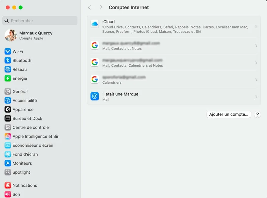 Blog Installer votre adresse mail