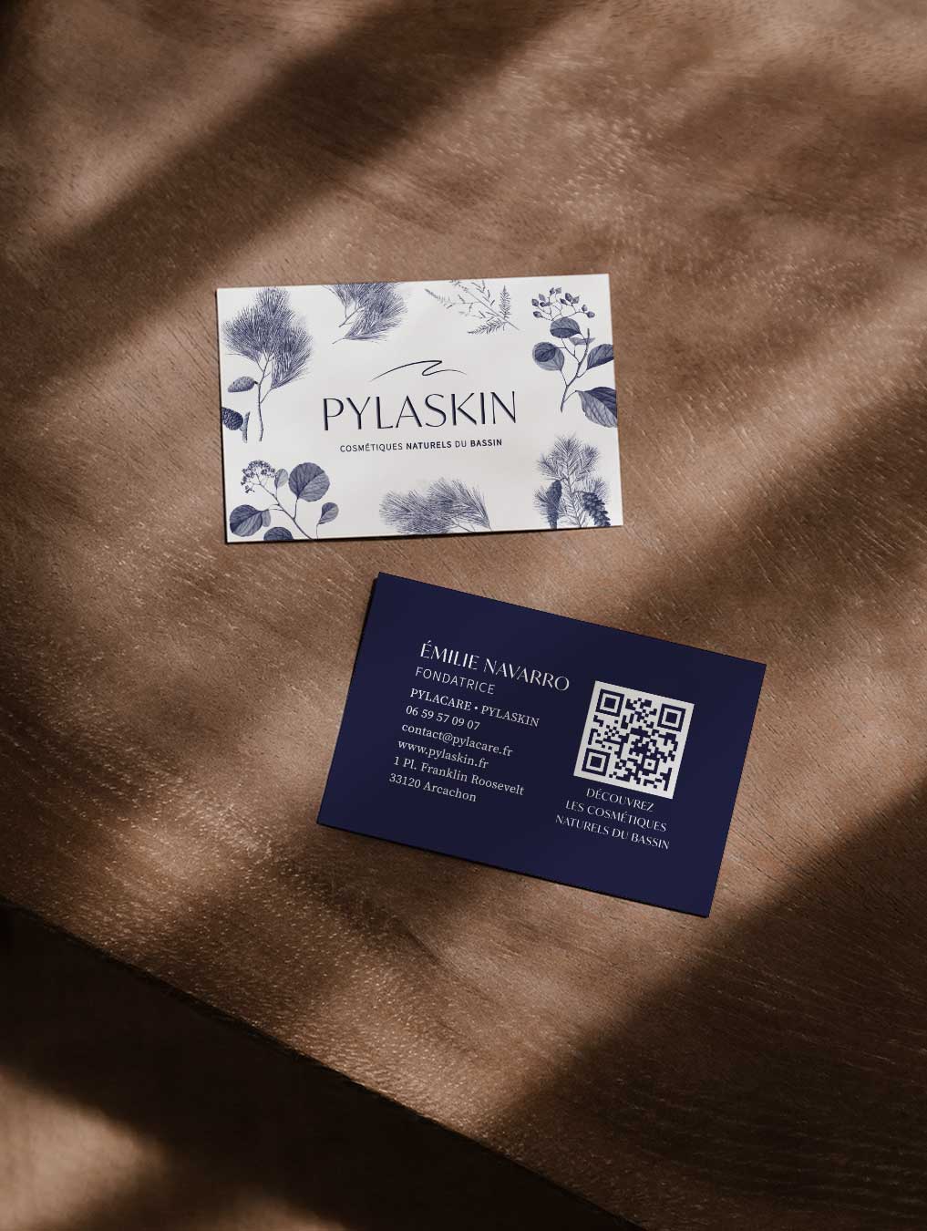 Création des cartes de visite Pylaskin.