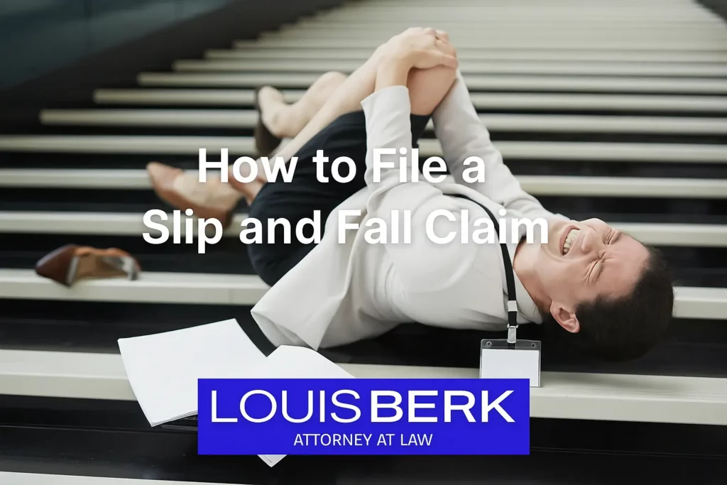 How to File a Slip and Fall Claim