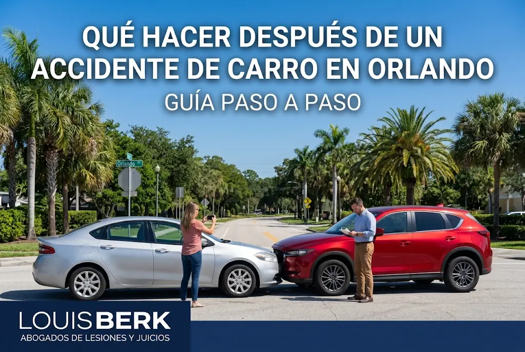 Qué Hacer Después de un Accidente de Carro en Orlando: Guía Paso a Paso
