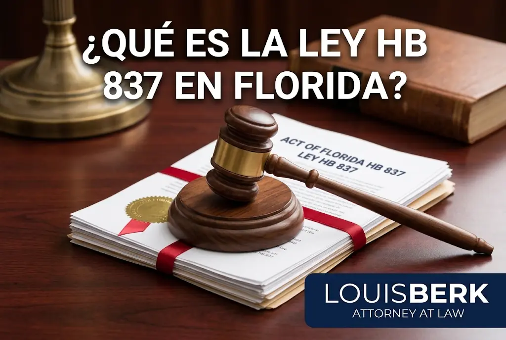 Qué es la Ley HB 837 en Florida y Cómo Afecta Su Reclamo por Lesiones
