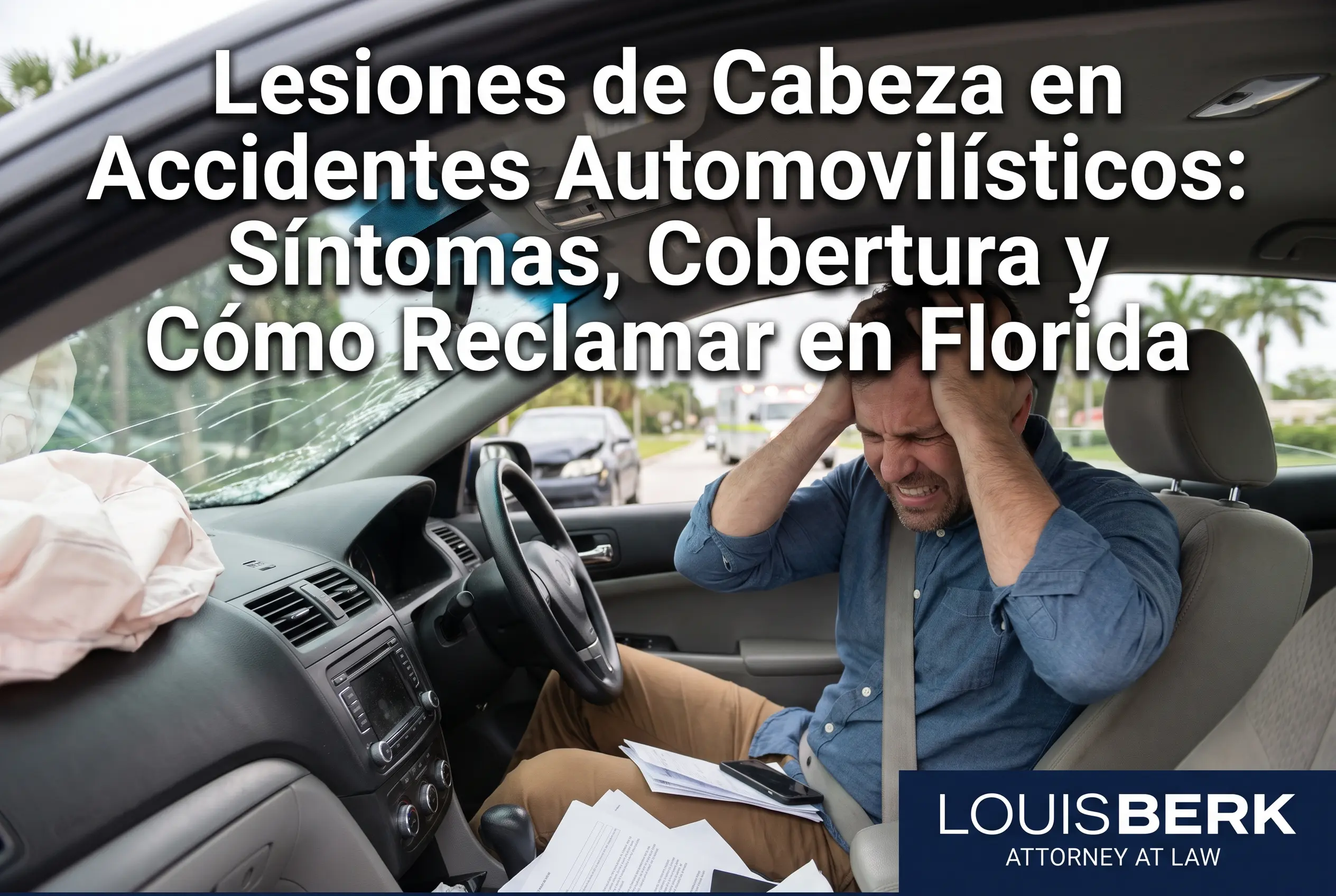 Lesiones de Cabeza en Accidentes Automovilísticos: Síntomas, Cobertura y Cómo Reclamar en Florida