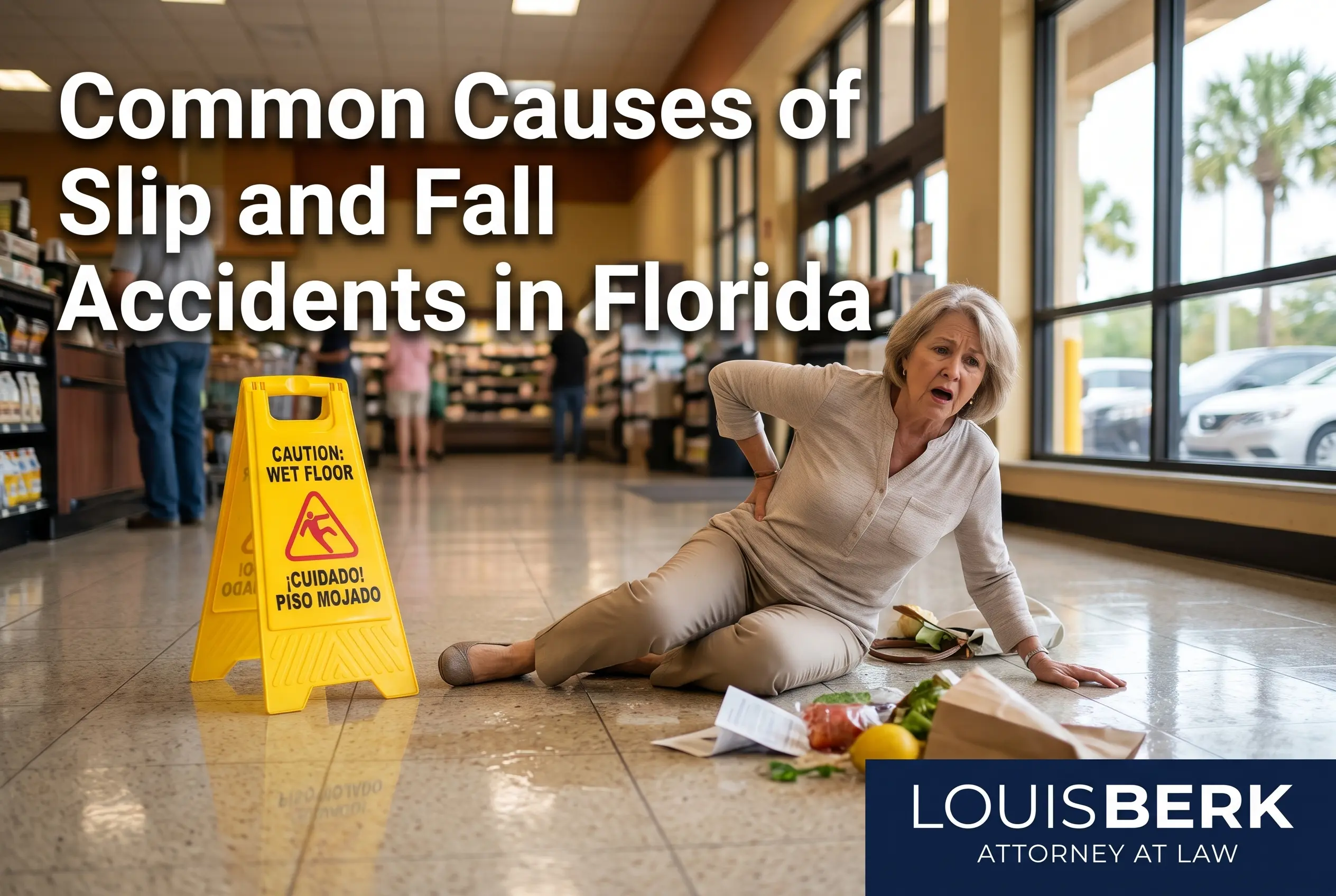 Common Causes of Slip and Fall Accidents in Florida