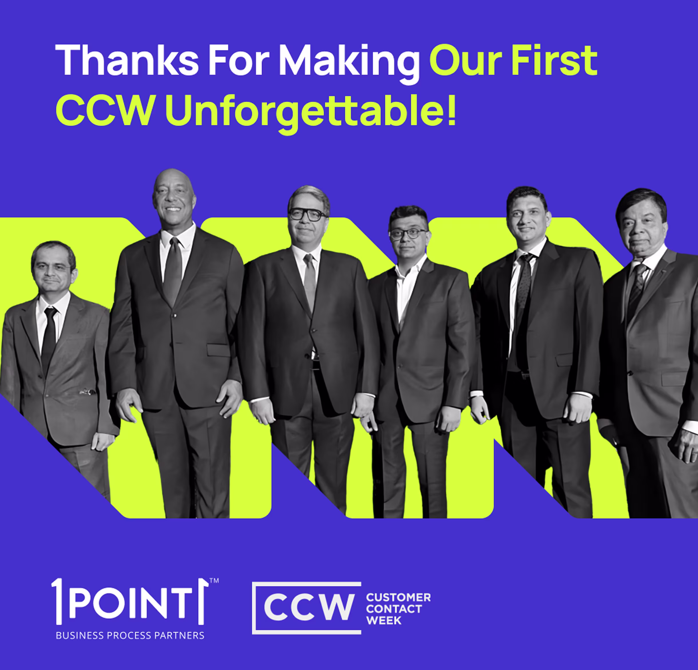 Leadership team photo highlighting company culture