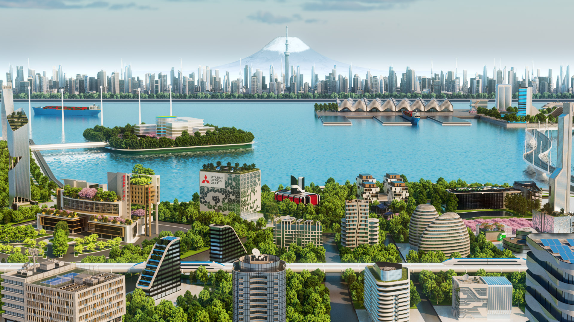 MITSUBISHI CHEMICAL - KAITEKI CITY – interaktive Website – TreeTop