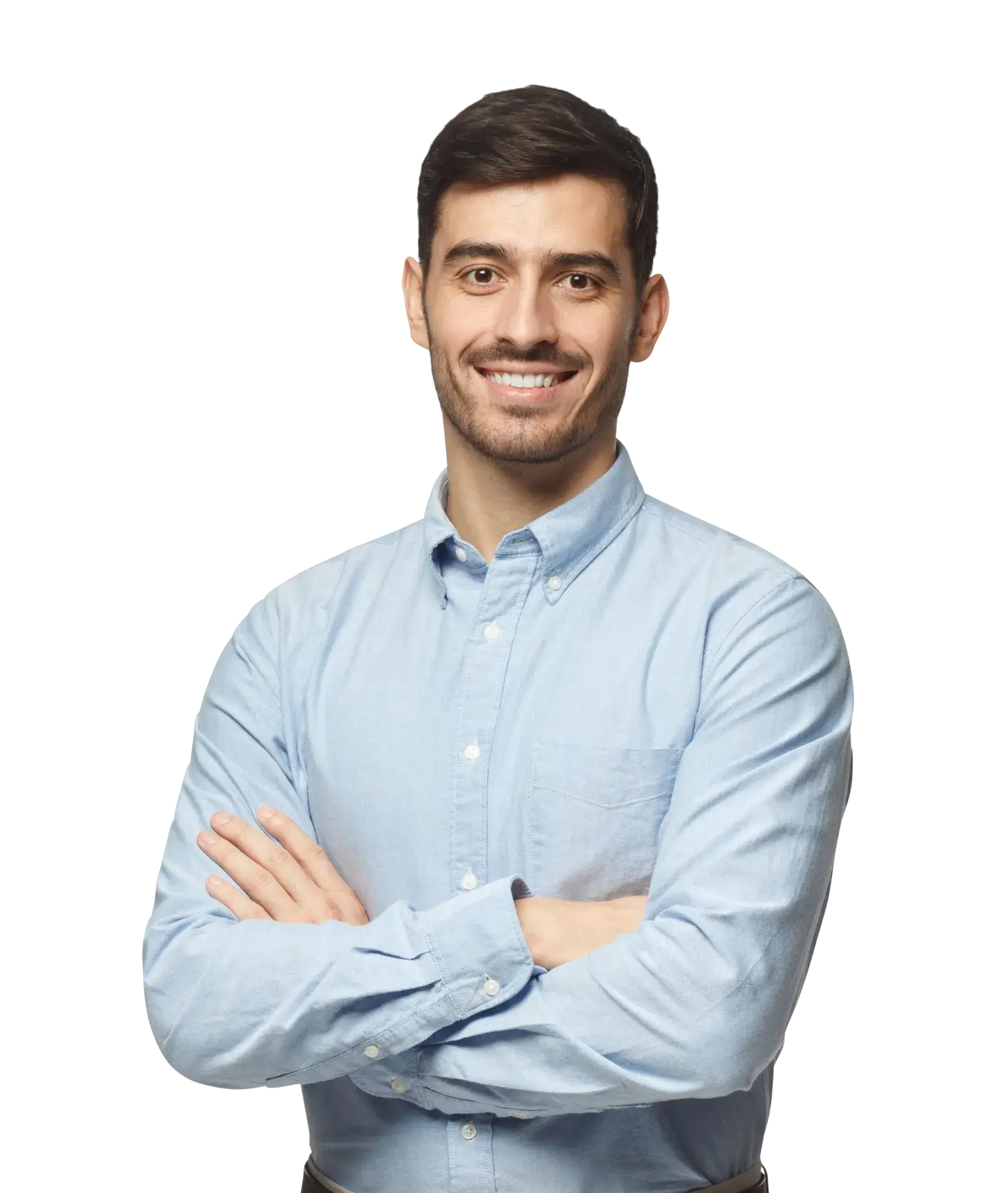 Man smiling