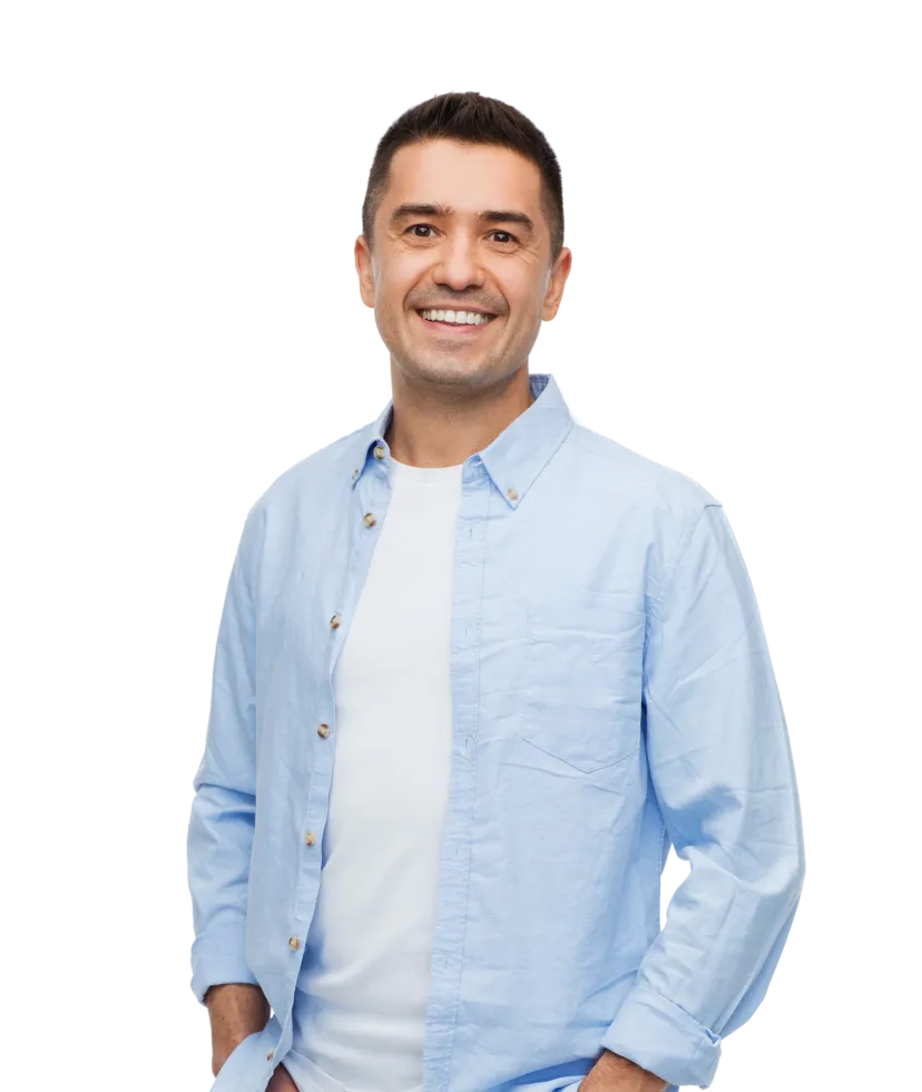 Man smiling