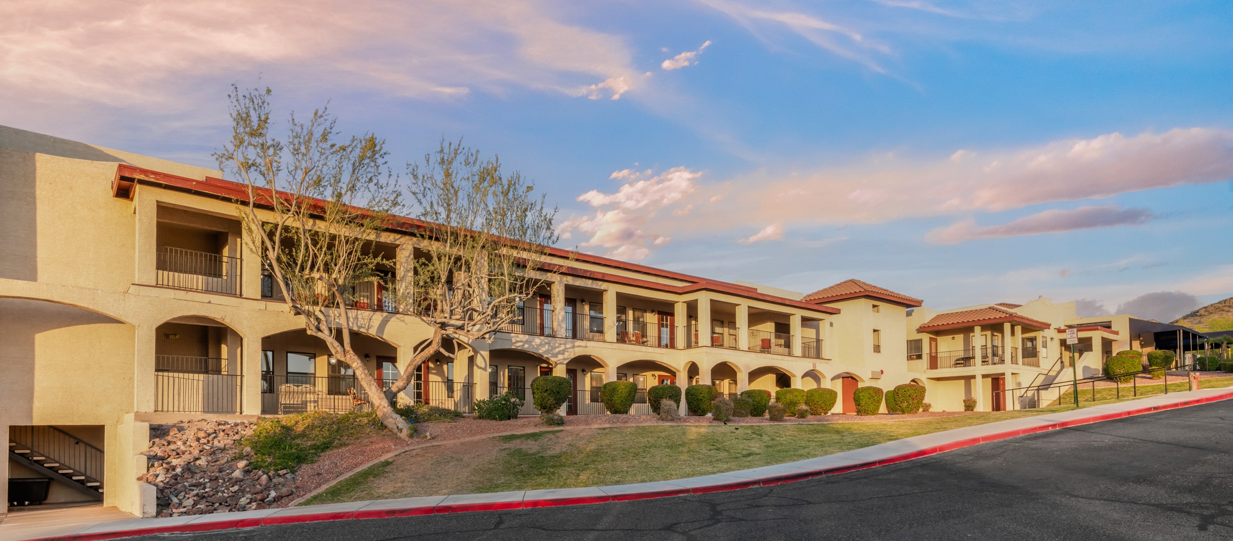 Building exterior at Bethesda Gardens Assisted Living & Memory Care.