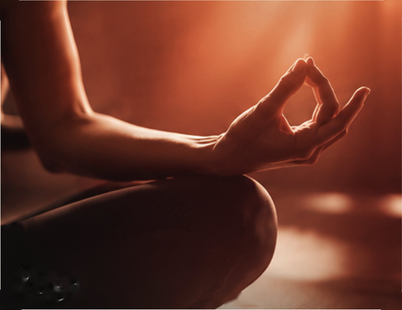 Séance de yoga sous infrarouge
