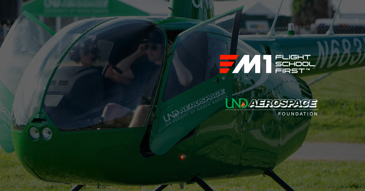 UND Aerospace Foundation Joins Team M1's Flight School First