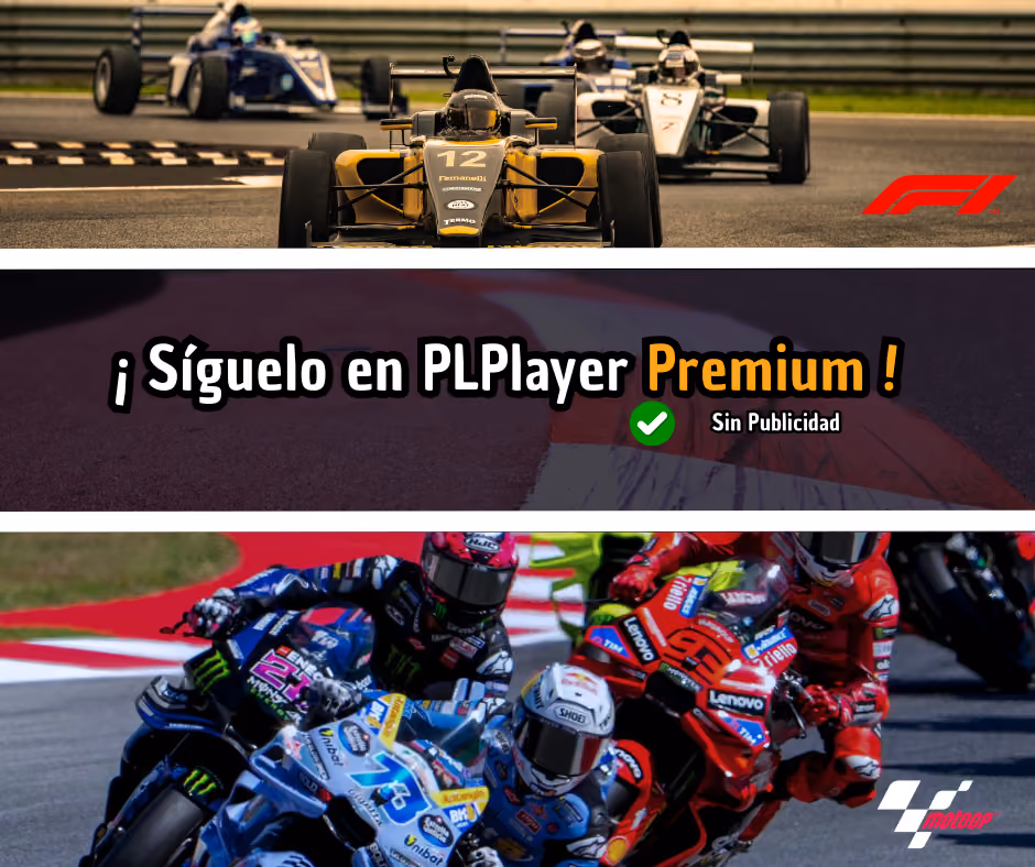 Transmisión en directo de Fórmula 1 y MotoGP en PLPlayer