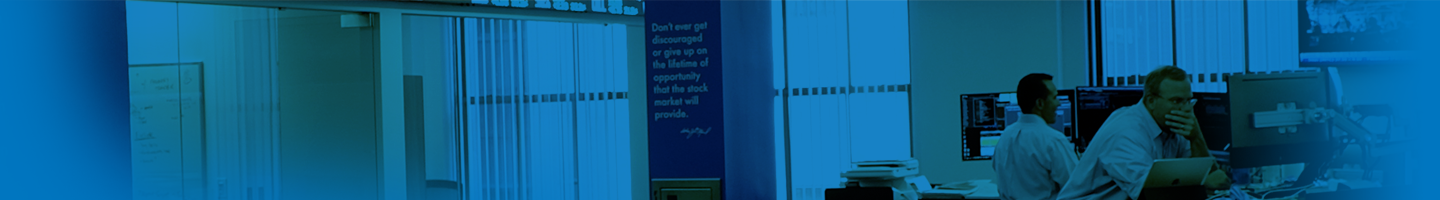top blue banner of the New York office faded in the background