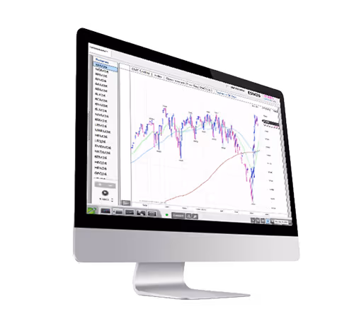 An image of a desktop computer with a Panaray Chart on the display.