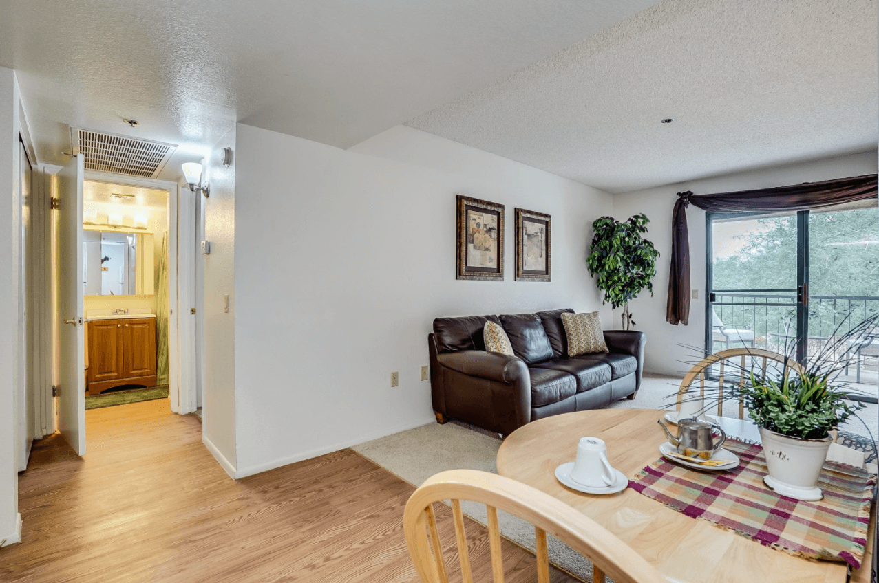 Furnished apartment living room — view 3 at LifeStream at Glendale.
