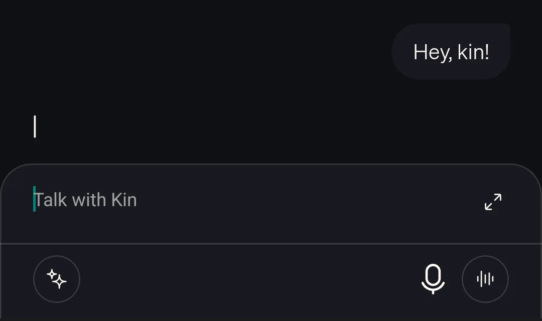 How to use Kin's chat