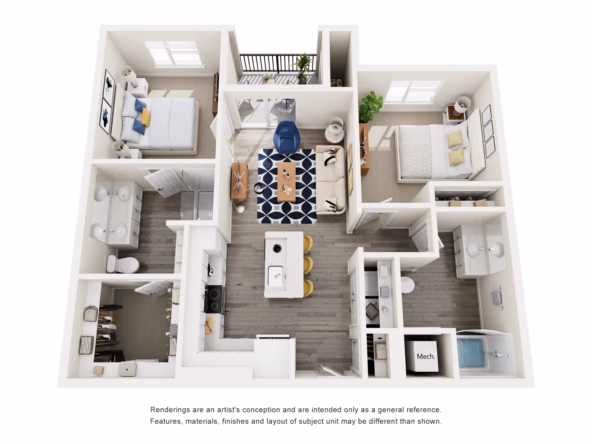B1 Floor plan layout