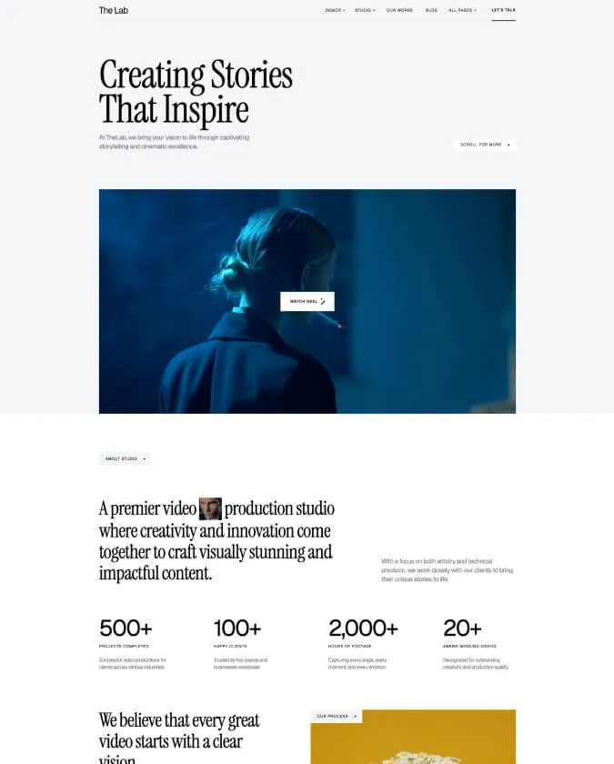 Page screen