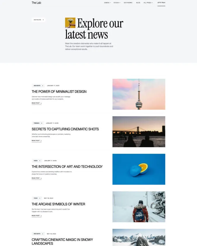 Page screen