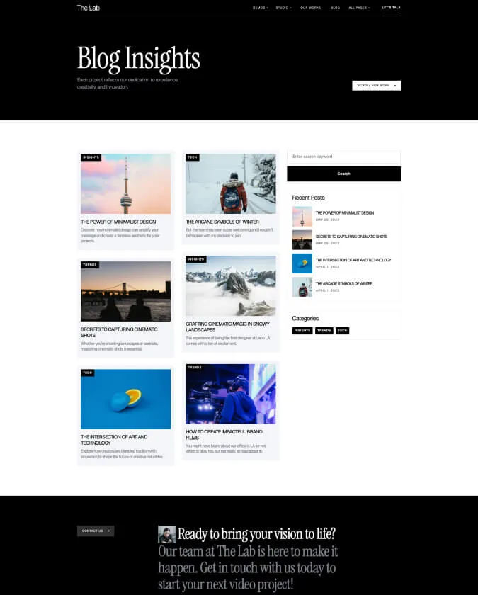 Page screen