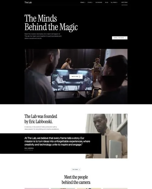 Page screen